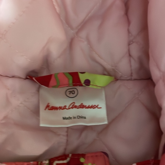Hanna Andersson Baby Girl Floral Snowsuit size 70 - Picture 3 of 7